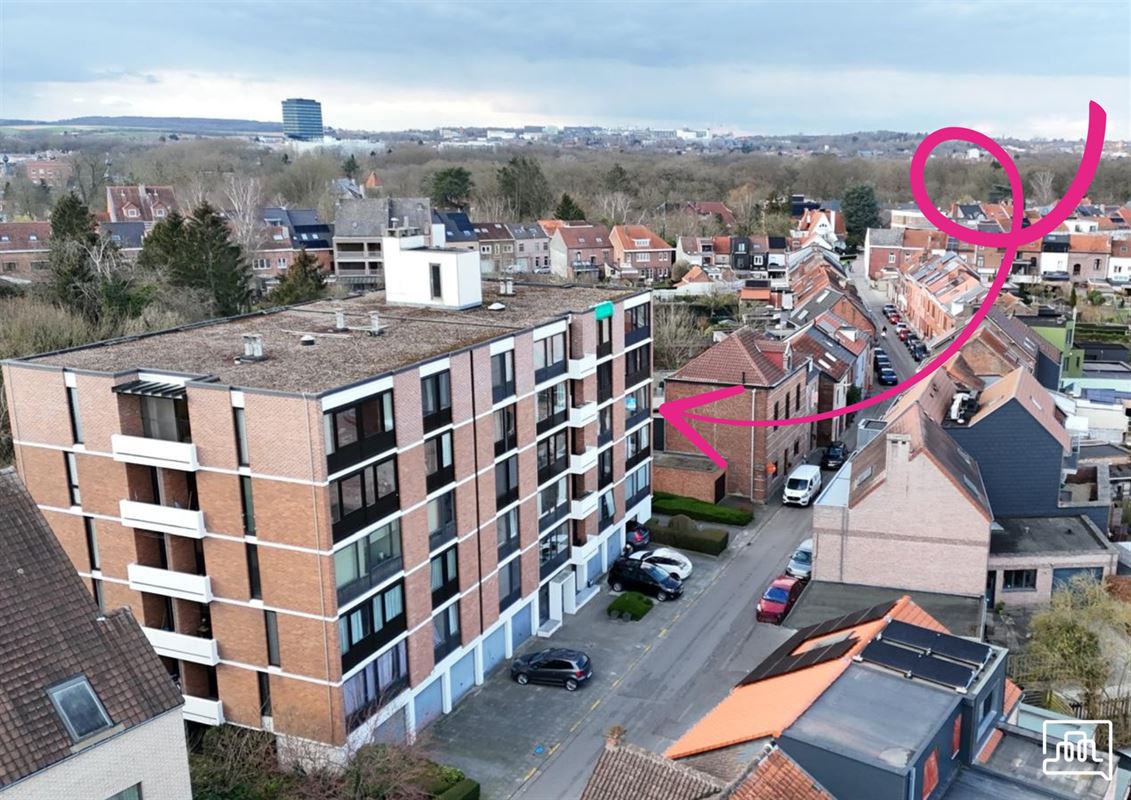 Appartement met twee slaapkamers + garagebox