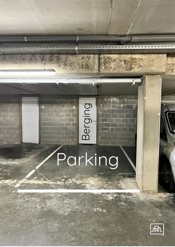 Appartement 2 slaapkamers + bureau + PK