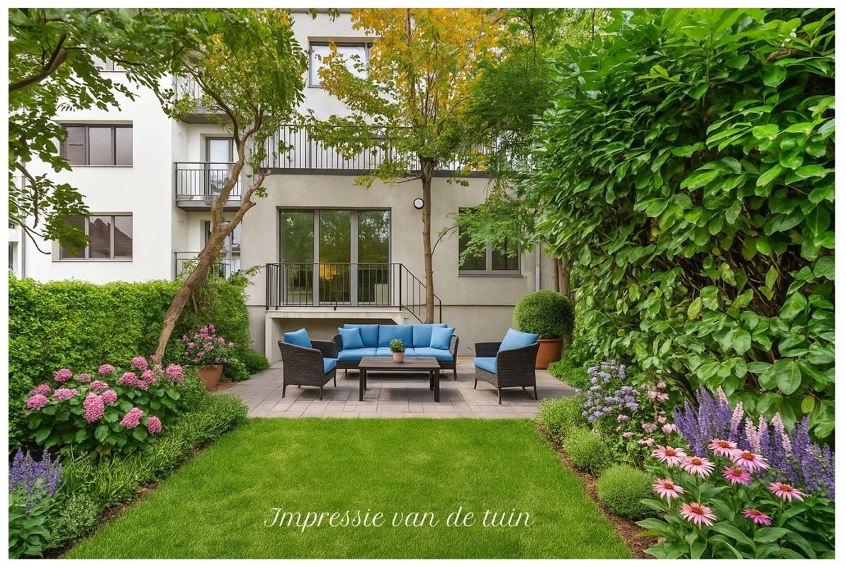 Appartement met tuin