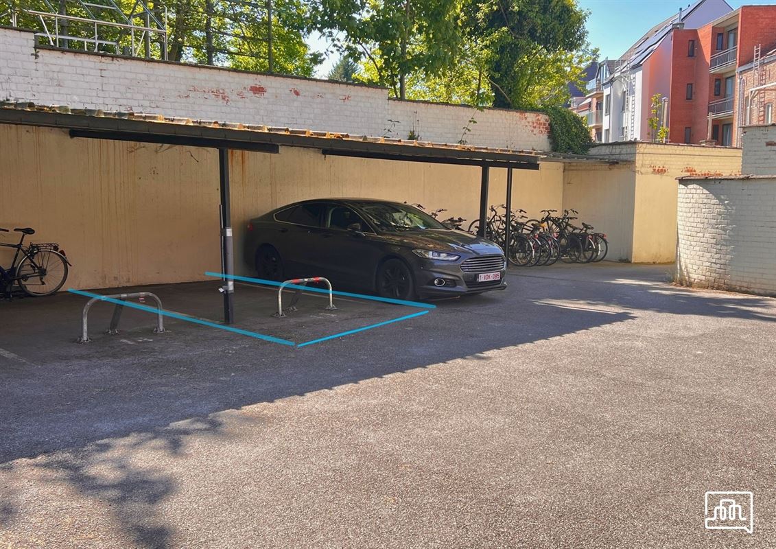 Overdekte staanplaats gelegen in centrum Leuven