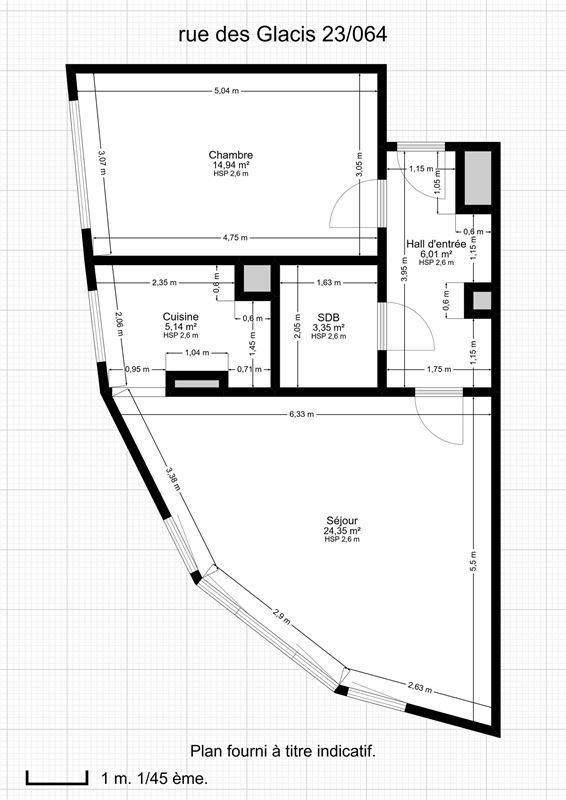 Image 12 : Appartement à 4000 LIÈGE (Belgique) - Prix 650 €