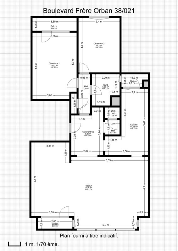 Image 21 : Appartement à 4000 LIÈGE (Belgique) - Prix 1.100 €