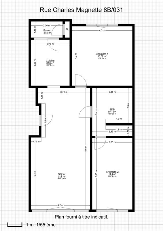 Image 10 : Appartement à 4000 LIÈGE (Belgique) - Prix 900 €