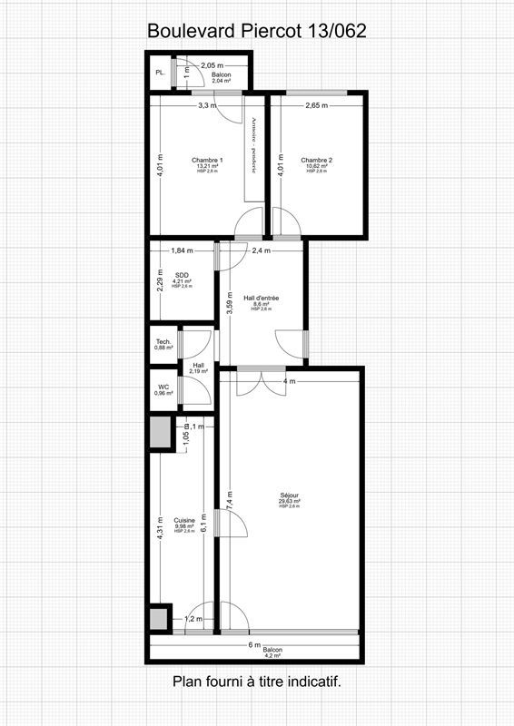 Image 15 : Appartement à 4000 LIÈGE (Belgique) - Prix 850 &euro;