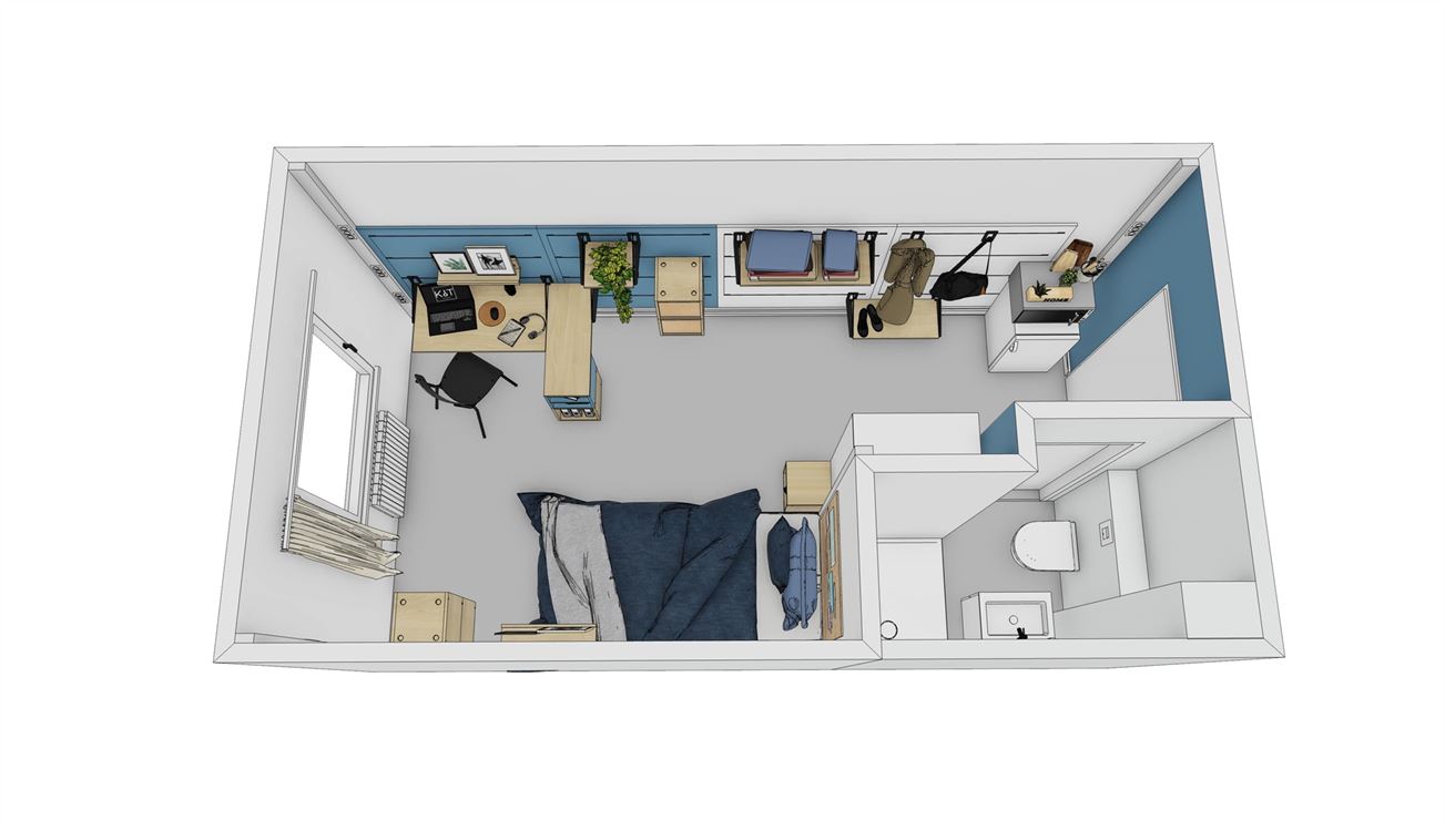 Chambre - kot à BRUXELLES (1 chambre)