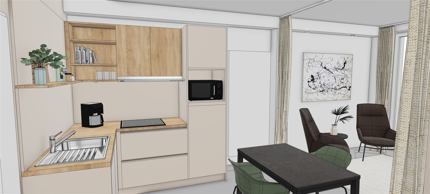 Mini-flat à BRUXELLES (1 chambre)