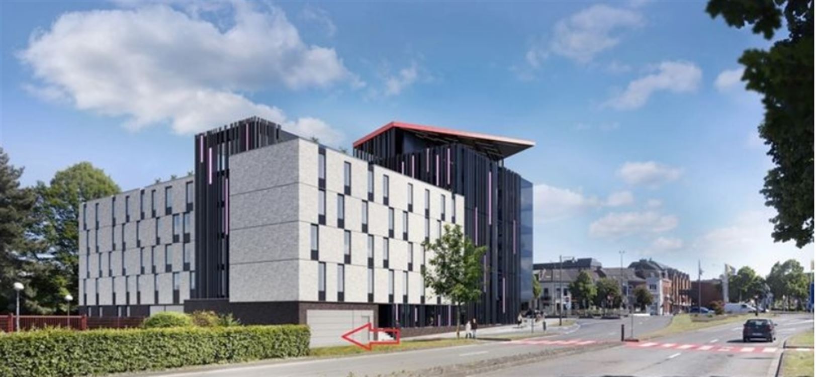 Emplacement intérieur à MONS (0 chambre)