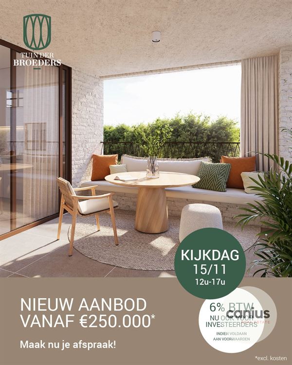 éénslaapkamerappartement - Tuin der broeders