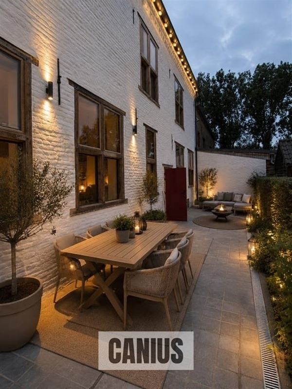 STATIGE WONING MET 3 SLKS EN TERRAS
