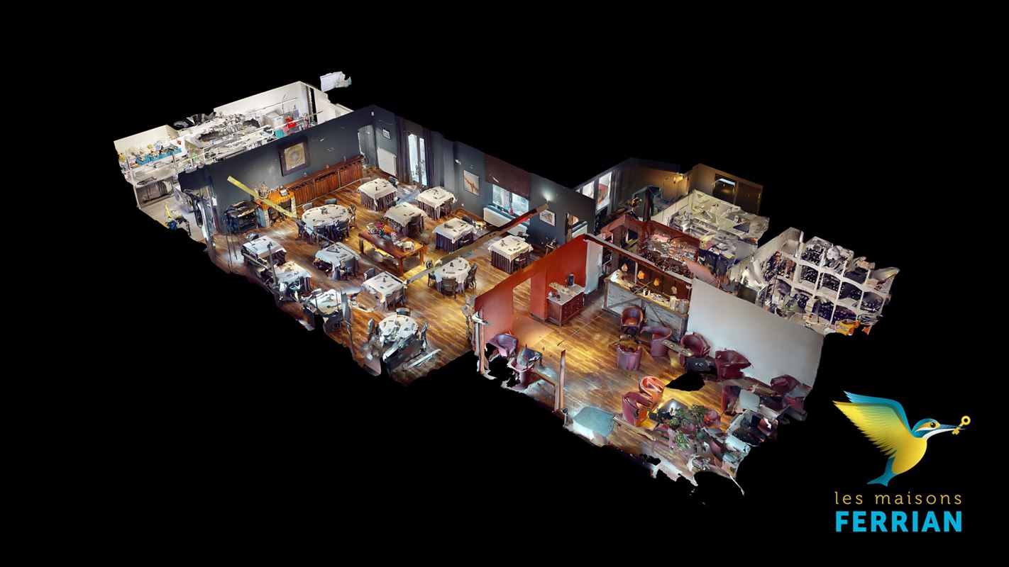 Commerce avec appartement à DAVE (3 chambres)