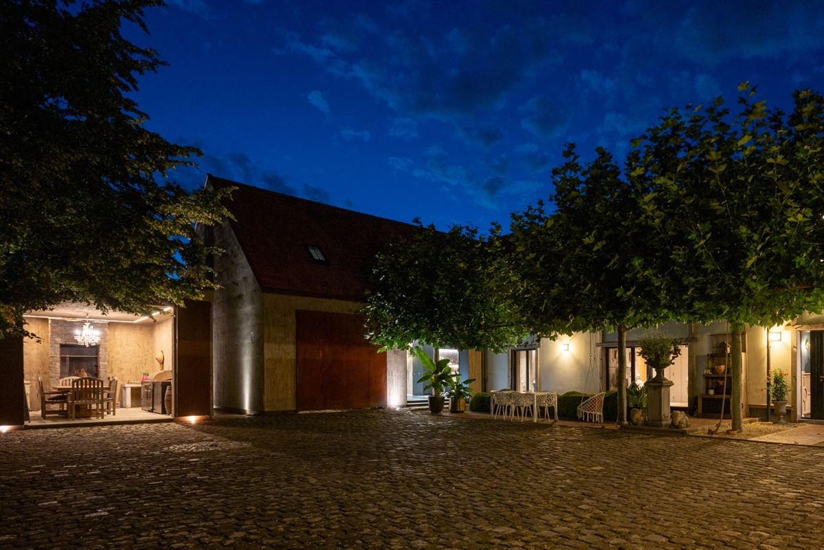 Unique, luxurious farmhouse with an indoor pool, spa, and golf course