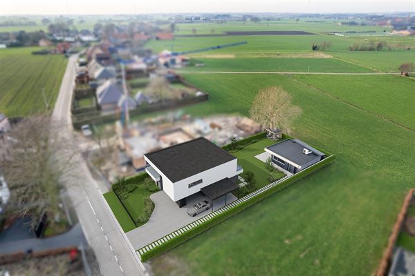 Plot of building land for a newly built villa and outbuilding