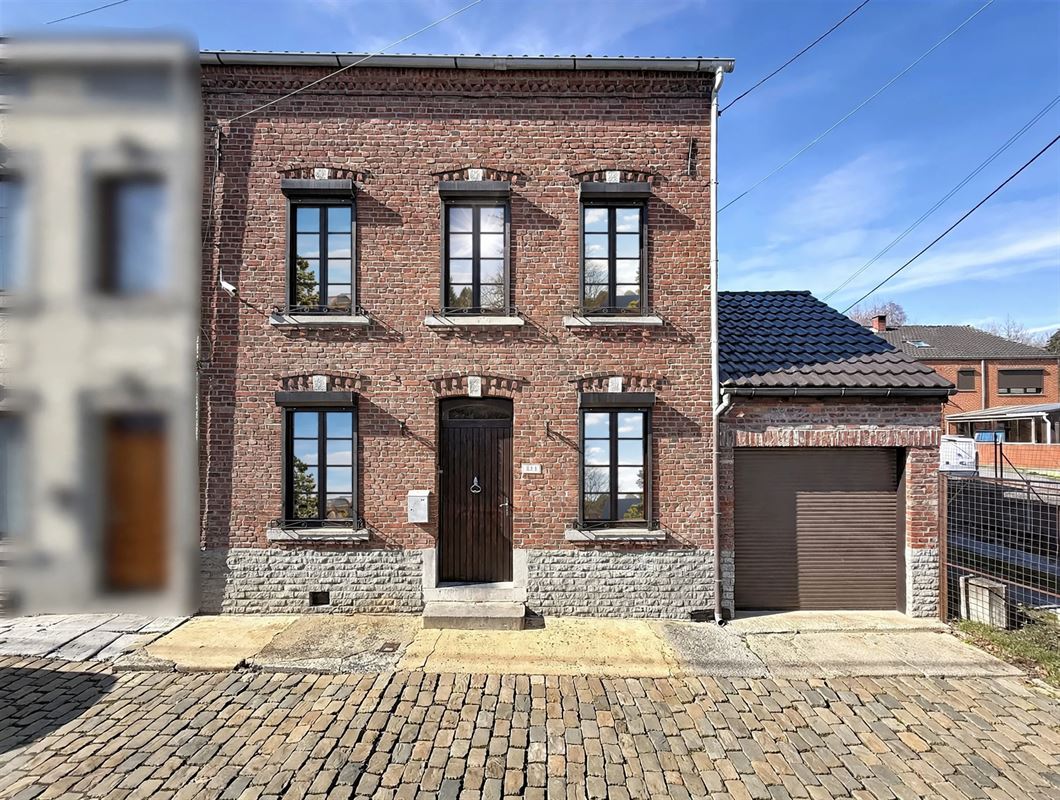 maison 3 façades avec jardin et 2 garages à Bouffioulx