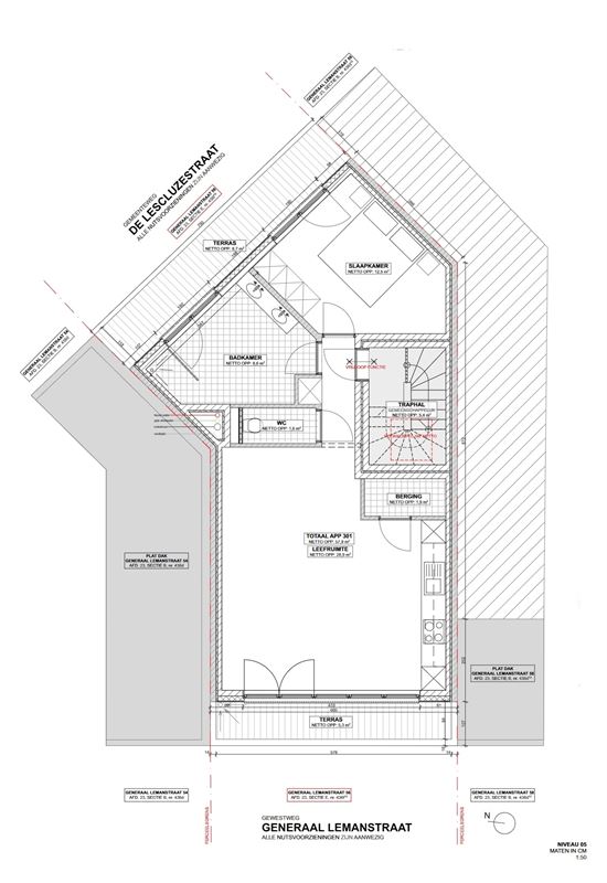 Projectgrond / comm glvl + 5 appt