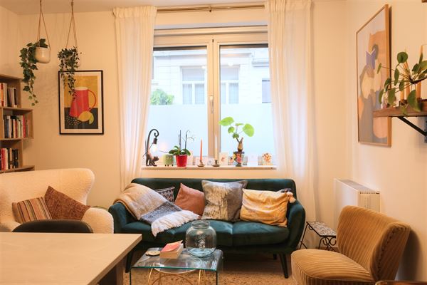 Prachtig gelijkvloers 1-slaapkamer appartement met tuin