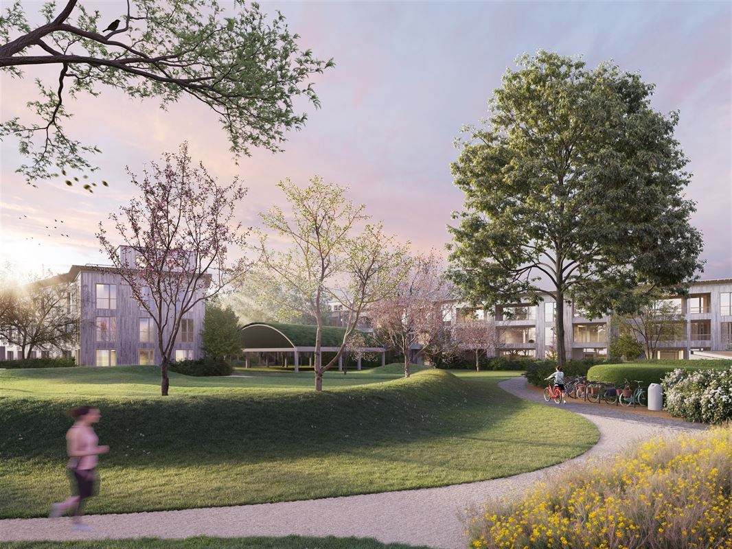 Gelijkvloers appartement met tuin en twee terrassen