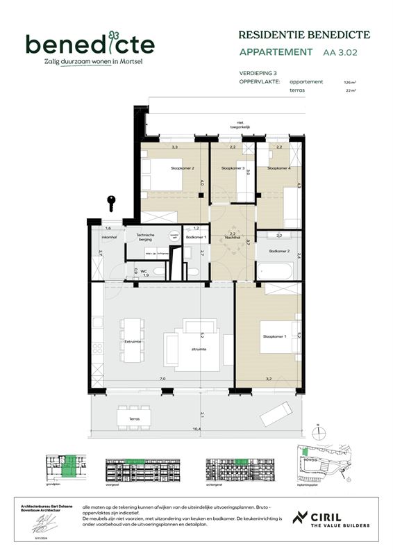 Penthouse met terras