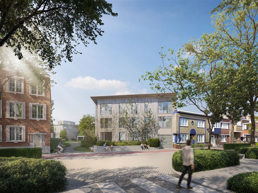 Gelijkvloers appartement met tuin en twee terrassen