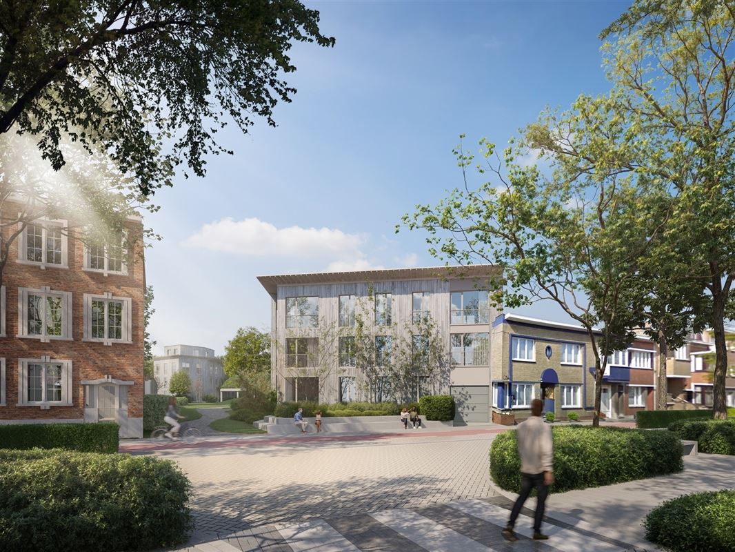 Gelijkvloers appartement met tuin en twee terrassen