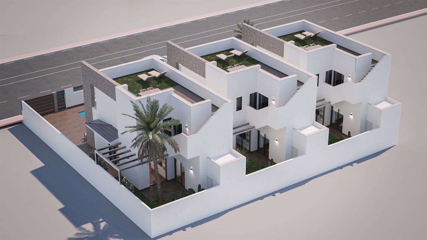 Villa met 3 slk + 3 badk met zwembad