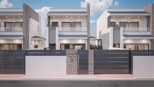 Villa met 3 slk + 3 badk met zwembad