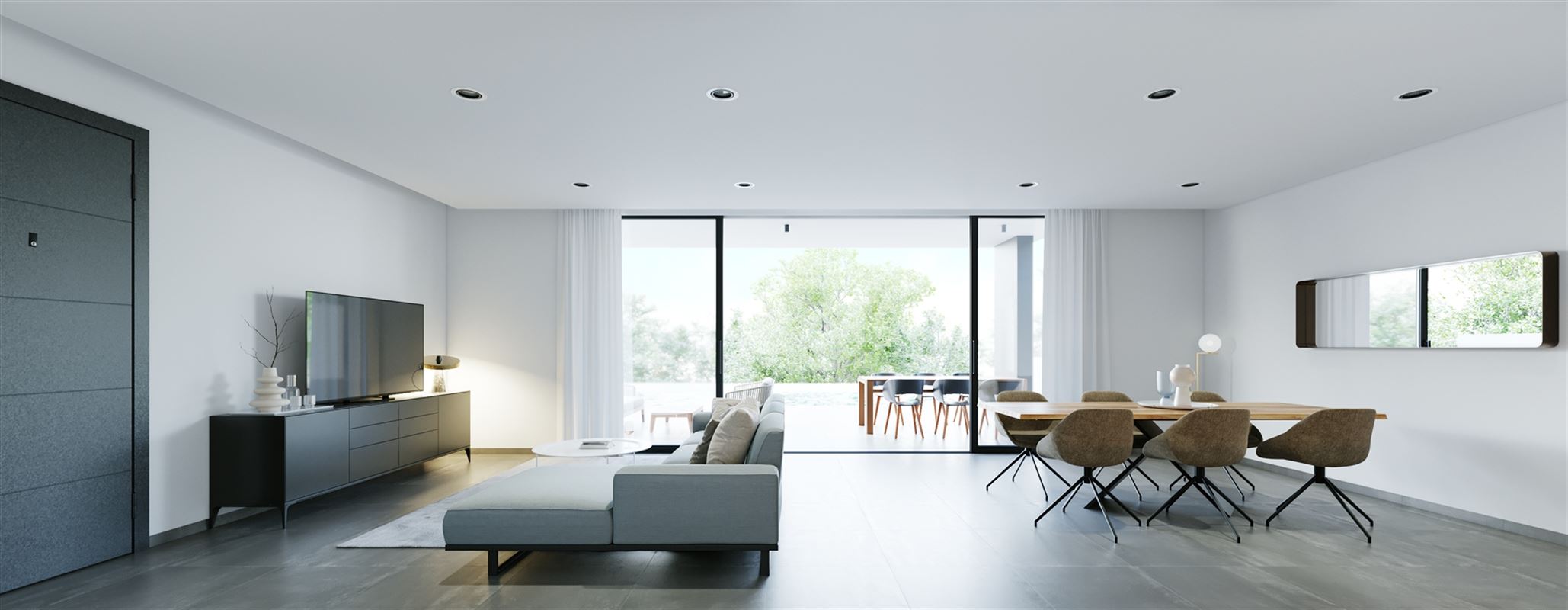 Villa met 4 slk, 3 badk en infinity pool met zeezicht