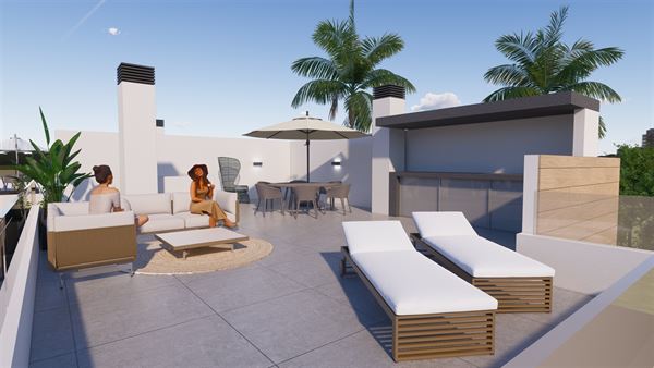 Villa met 2 slk en 2 badk + zwembad bij het Golfresort