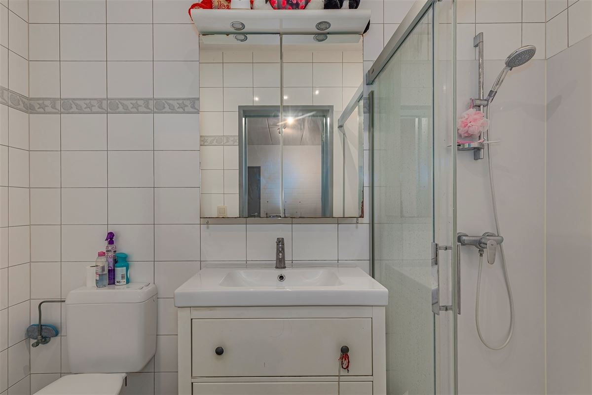 Lichtrijk 1-slaapkamer appartement met tuin en garagebox te koop in Merksem