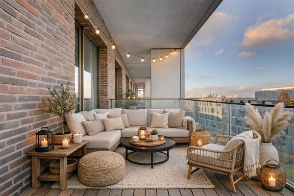 Lichtrijk appartement met 2 terrassen op het Nieuw Zuid in Antwerpen