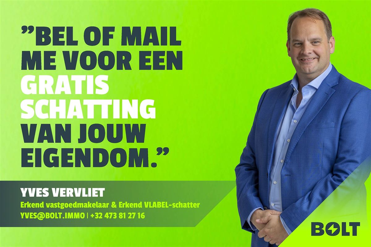 Instapklaar appt met zonovergoten living en 2 slk