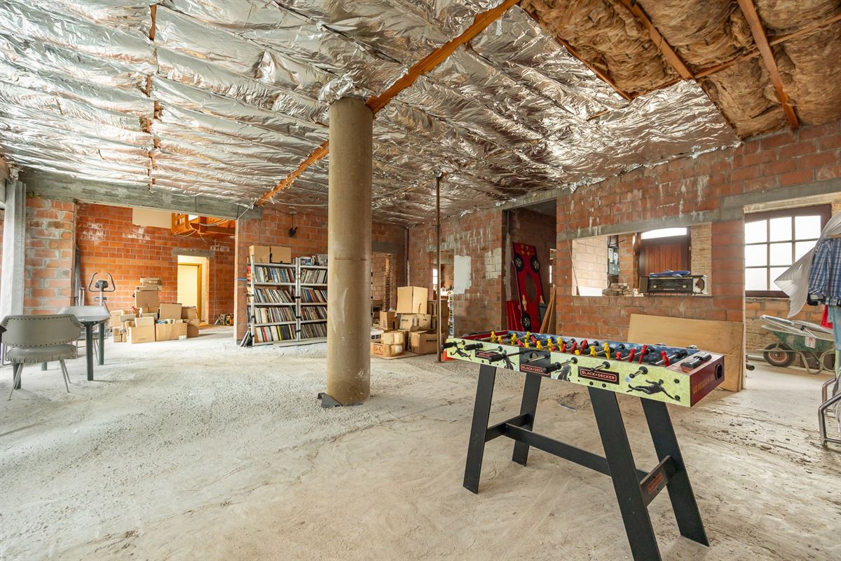 Ruime woonst, polyvalente ruimte, studio en garage