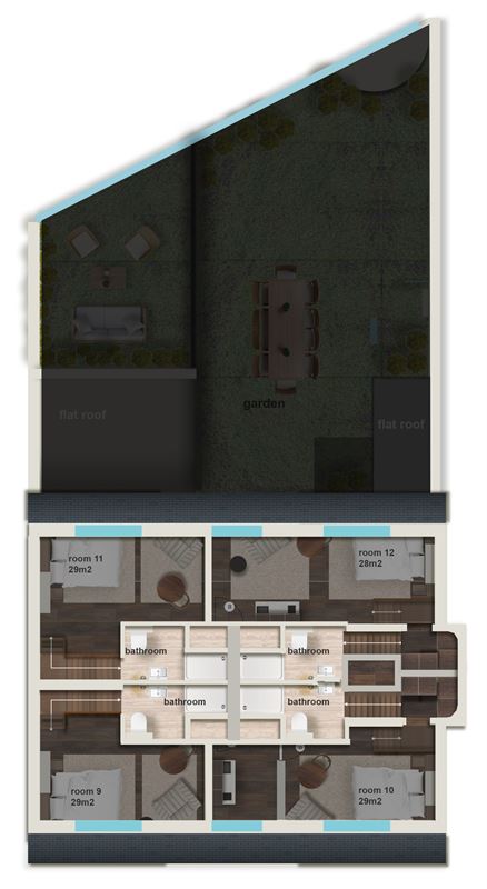 Stijlvolle all-in gemeubelde studio in hartje Antwerpen