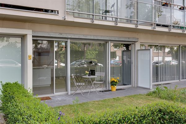 Gelijkvloers app met 2 slaapkamers en garage op 't Neerland in Wilrijk
