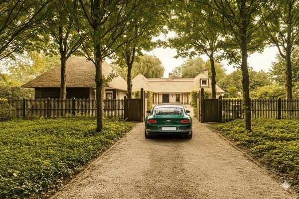 Exclusieve rietgedekte villa op 5.717 m² grond.