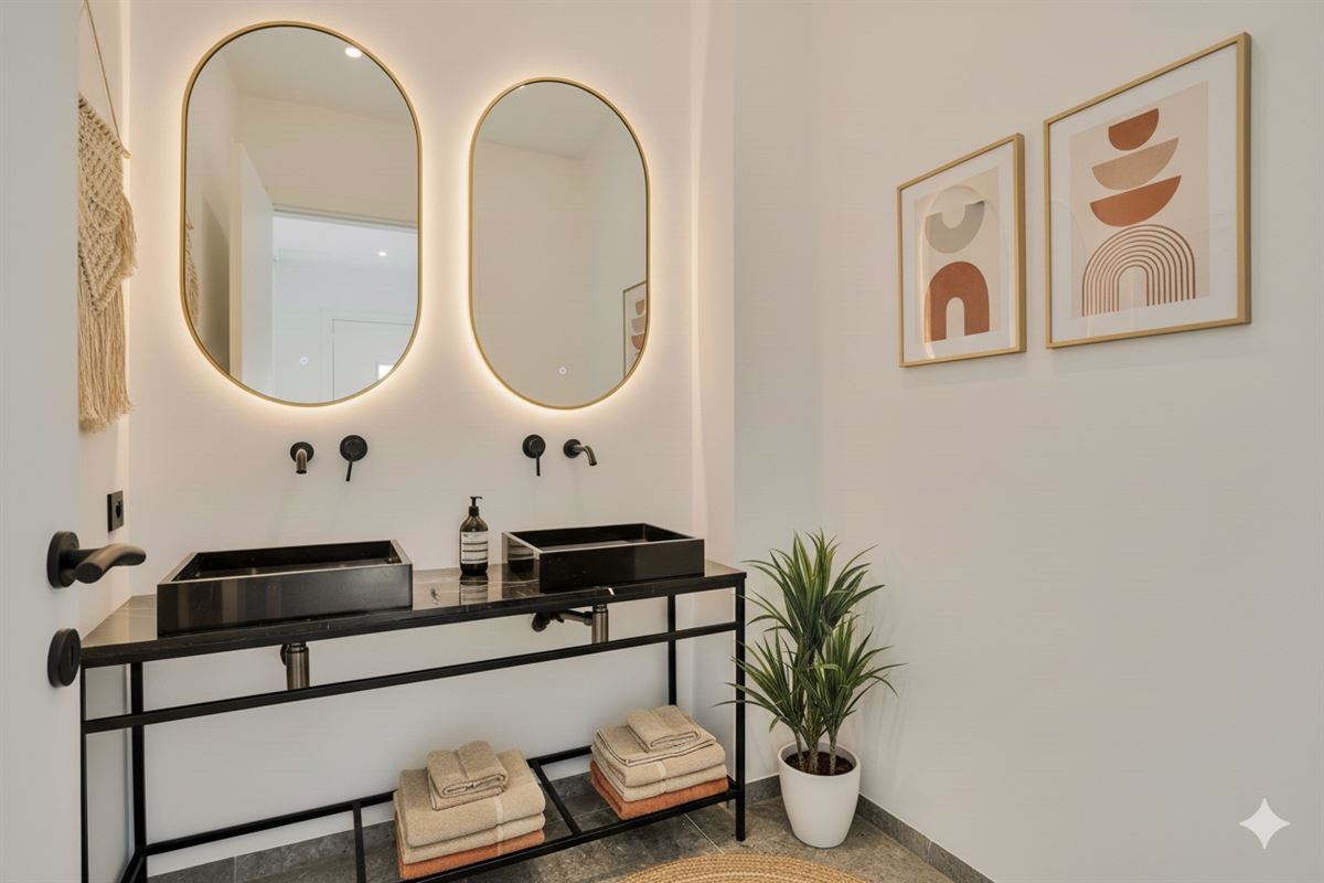 Prachtige penthouse met terras en 2 slaapkamers.