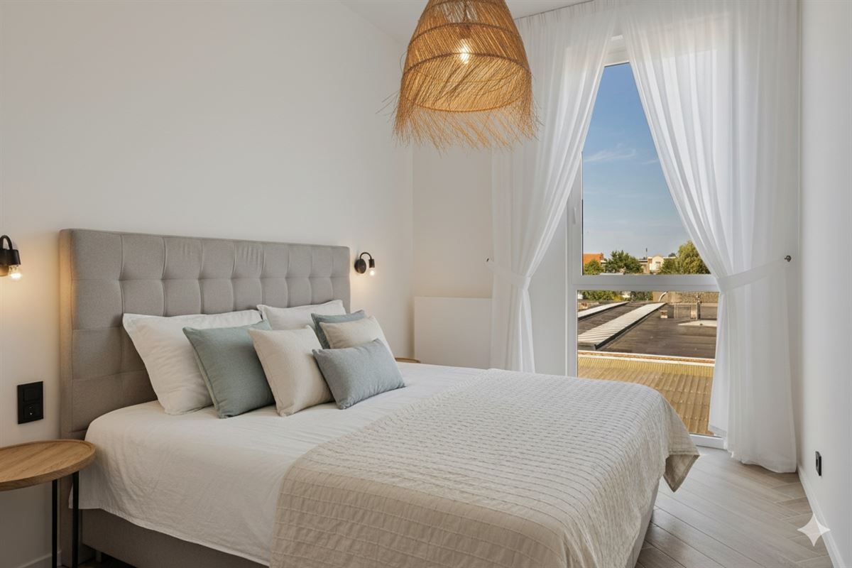 Prachtige penthouse met terras en 2 slaapkamers.