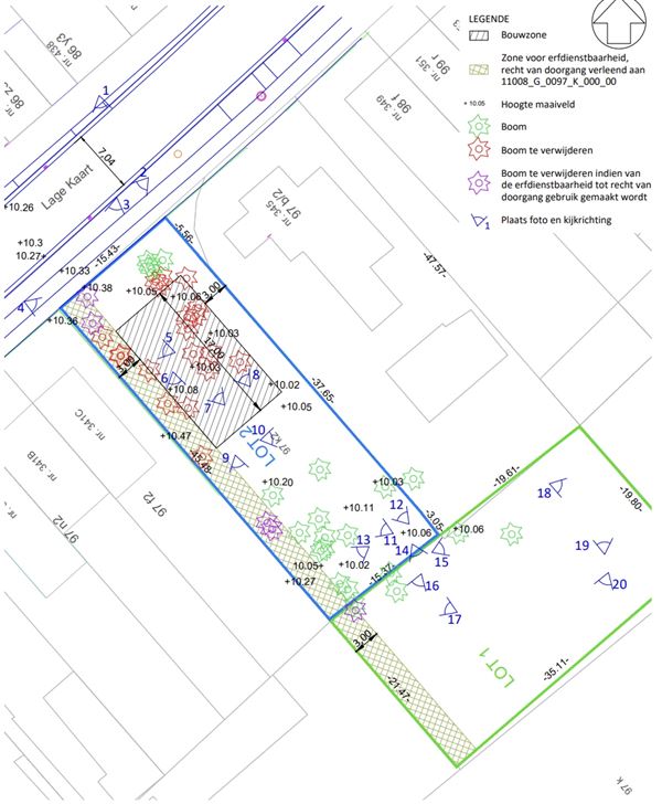 Centraal gelegen bouwgrond voor een ééngezinswoning.