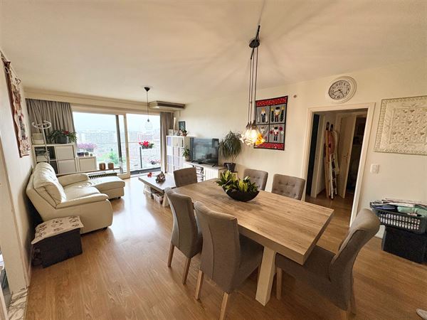 Appartement met 1 slpk op elfde verdieping.