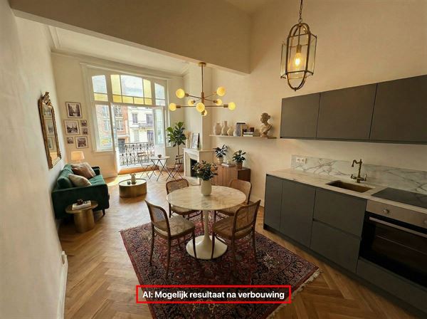 Handelshuis met 1 slaapkamer.