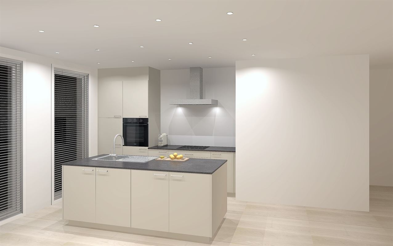 Gelijkvloersappartement met 3 slaapkamers en tuin.