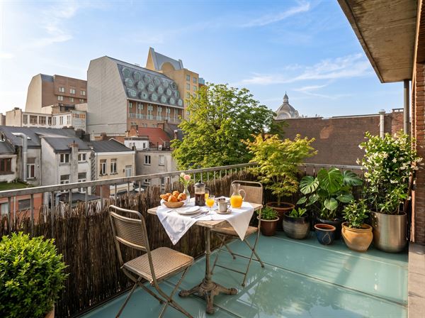Appartement met terras en 2 slaapkamers.