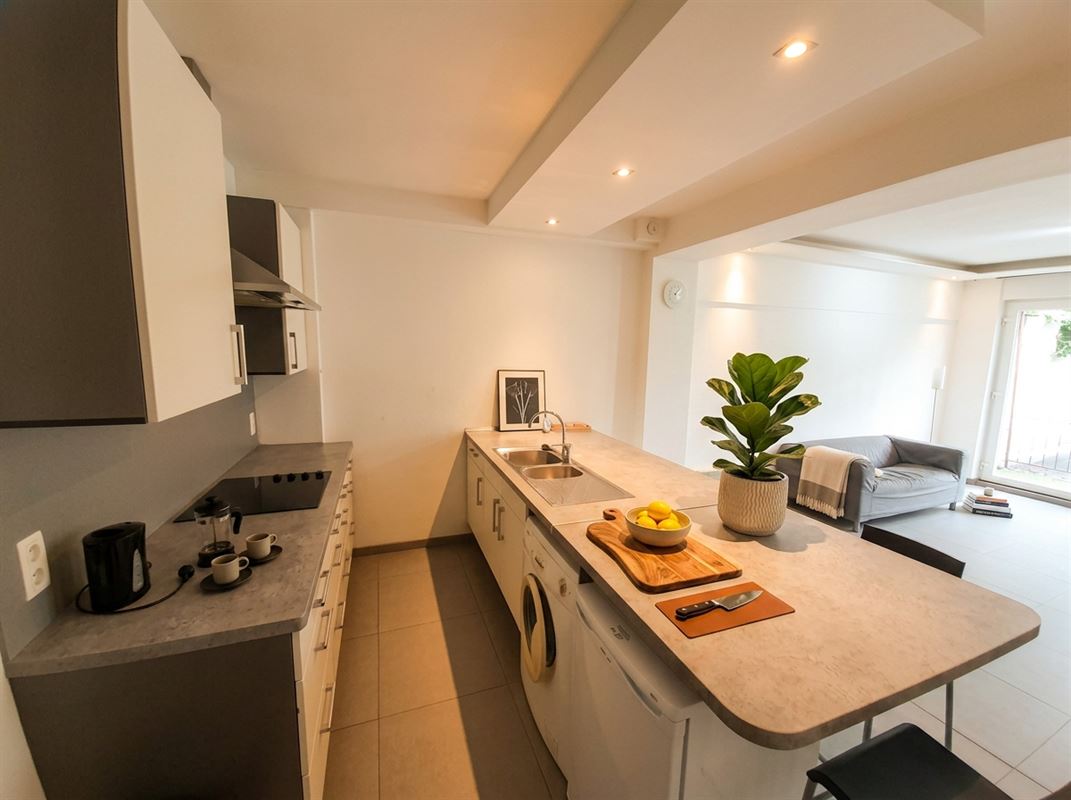 Ruime appartement met zalig terras nabij Centraal Station.