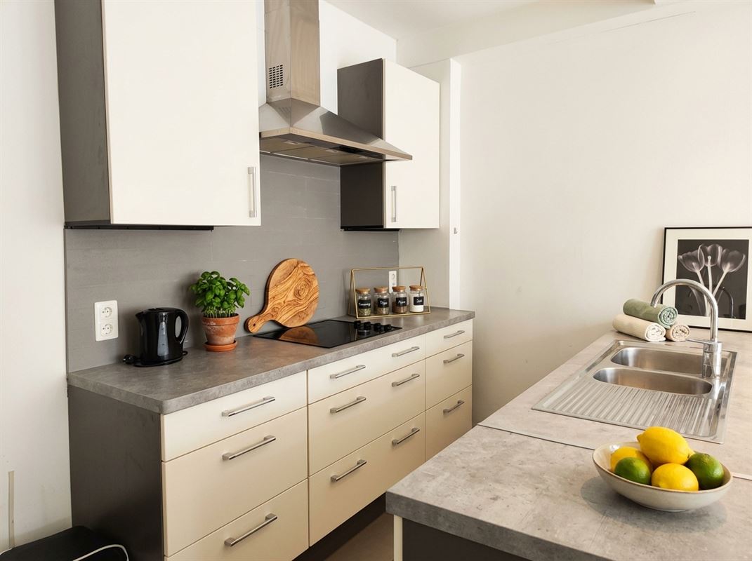 Ruime appartement met zalig terras nabij Centraal Station.