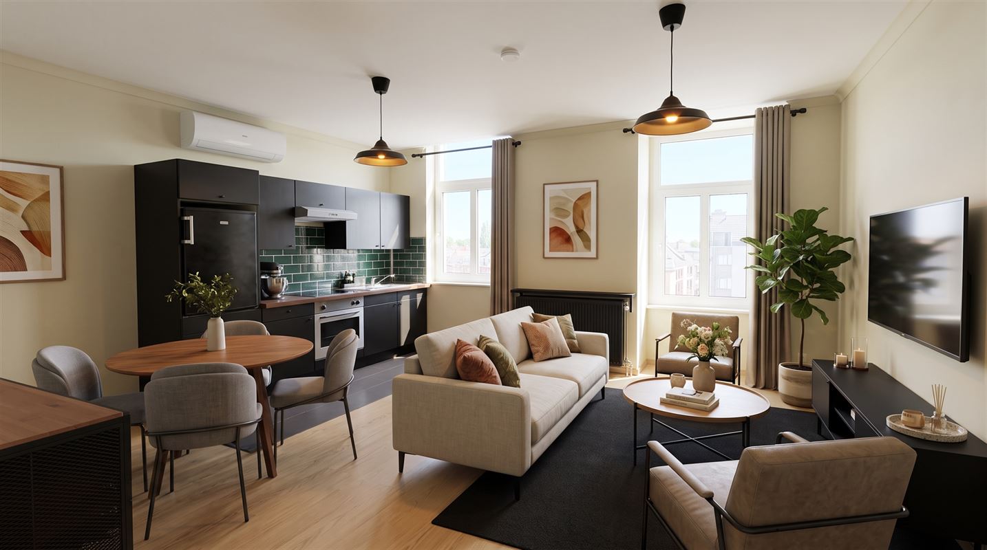 Charmant dakappartement met prachtig uitzicht.