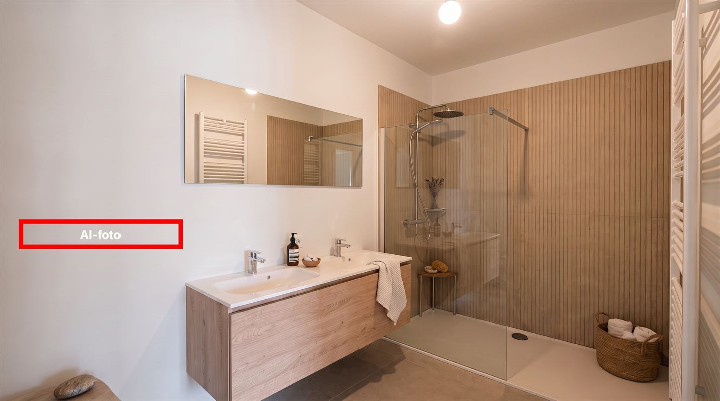 Nieuwbouwappartement met 1 slaapkamer en extra grote tuin.
