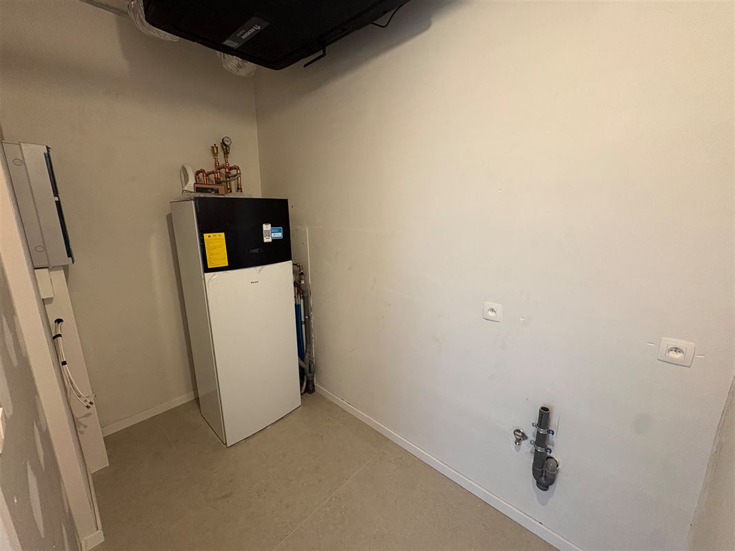 Nieuwbouwappartement met 1 slaapkamer en extra grote tuin.