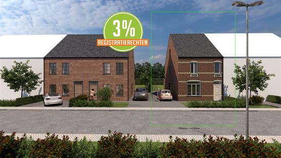 BEN-woning met 4 slaapkamers in het hart van Ham (6% BTW)
