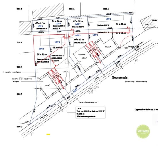 Bouwgrond van 820m2  voor open bebouwing in Balen