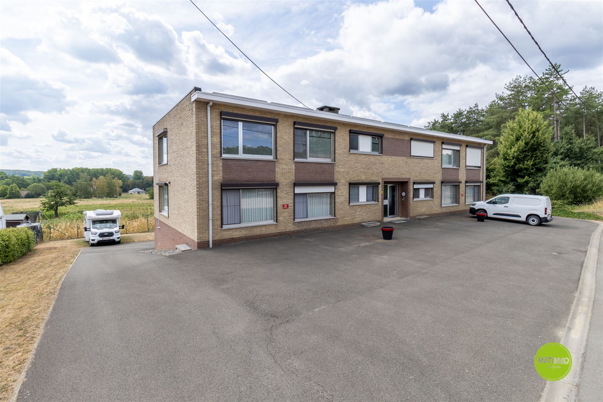 Ruim appartement met 2 slaapkamers en zuidgericht terras