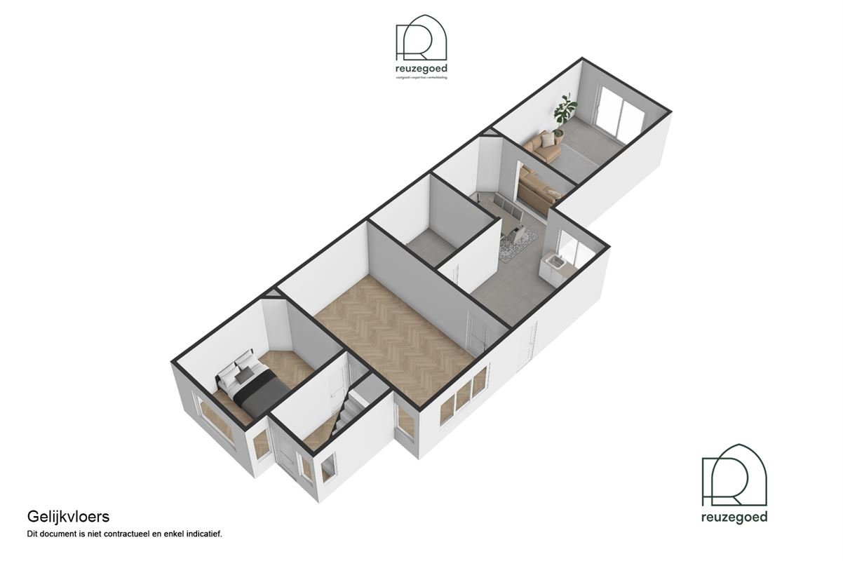 Halfopen bebouwing met bijgebouw en veel potentieel te koop in Bonheiden